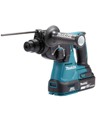 Makita DHR242RTJ 18V Brushless SDS-Plus Rotary Hammer 26MM - 2X 5.0AH Batts & Charger & Case