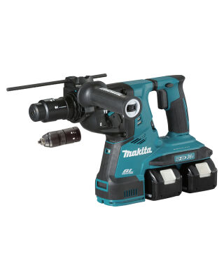 Makita DHR281ZJ Twin 18V Brushless SDS-Plus Rotary Hammer 28MM - AVT in Case