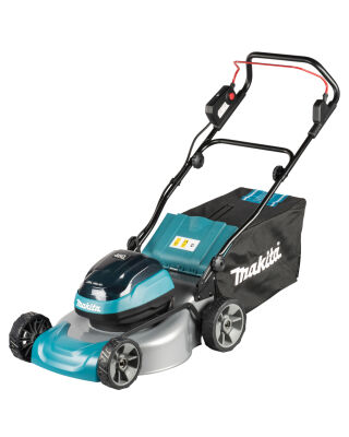 Makita DLM466Z LXT Brushless Lawn Mower 46CM - Steel Deck - 36V Battery