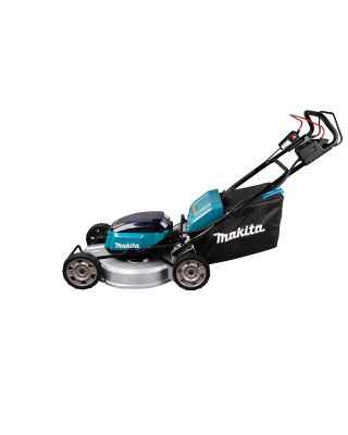 Makita DLM533PT4 LXT Brushless Lawn Mower 53CM with 4X 5.0AH Batteries and DC18RD Twin Port Charger - Aluminium Deck - Self-propelled - 36V Battery Makita DLM533PT4 LXT Brushless Lawn Mower 53CM with 4X 5.0AH Batteries and DC18RD Twin Port Charger - Aluminium Deck - Self-propelled - 36V Battery
