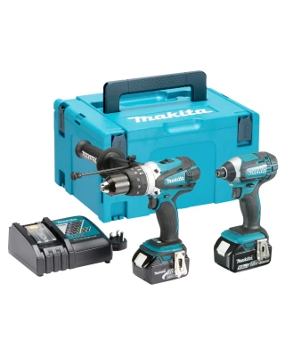 Makita DLX2145TJ 18V Li-ion 2 Pcs Combo Kit (2 X 5.0AH Batteries & Charger)