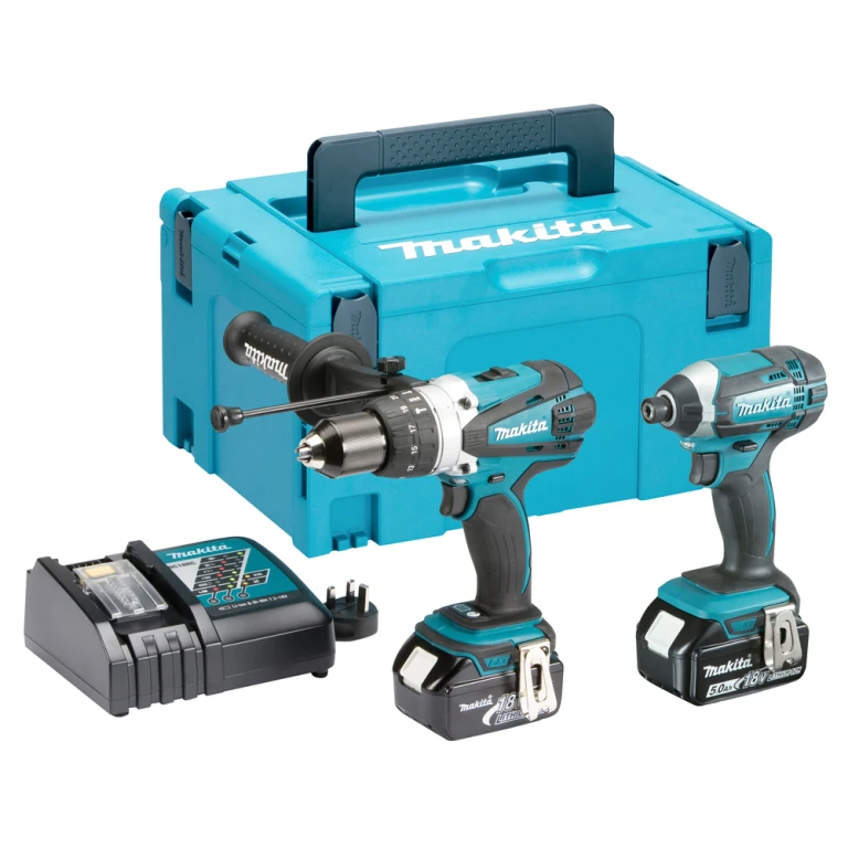 Makita DLX2145TJ 18V Li-ion 2 Pcs Combo Kit (2 X 5.0AH Batteries & Charger) Makita DLX2145TJ 18V Li-ion 2 Pcs Combo Kit (2 X 5.0AH Batteries & Charger)
