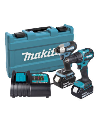 MAKITA DLX2539ST 18V LI-ION 2 PCS COMBO KIT ( 2 X 5.0AH BATTERIES & CHARGER)