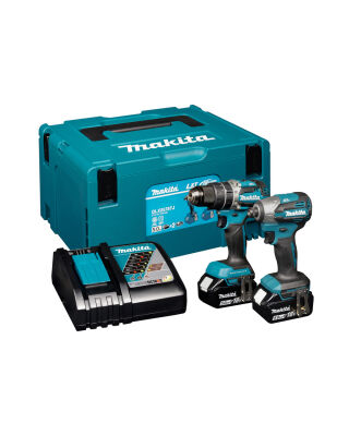 MAKITA DLX2578TJ 18V LI-ION 2 PCS COMBO KIT ( 2 X 5.0AH BATTERIES & CHARGER)