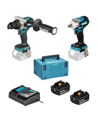 Makita DLX2590TJ 18V Li-ion 2 Pcs Combo Kit (2 X 5.0AH Batteries & Charger)