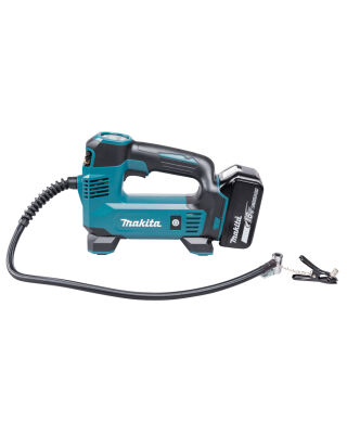 Makita DMP180RT1J 18V Inflator - 1X 5.0AH Battery & Charger & Case Makita DMP180RT1J 18V Inflator - 1X 5.0AH Battery & Charger & Case