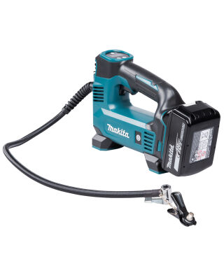 Makita DMP180RT1J 18V Inflator - 1X 5.0AH Battery & Charger & Case Makita DMP180RT1J 18V Inflator - 1X 5.0AH Battery & Charger & Case