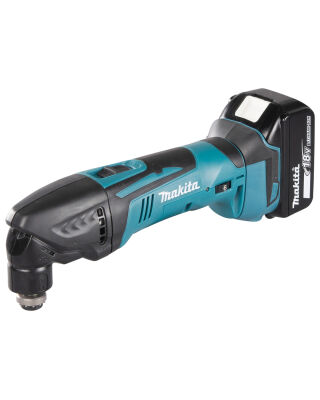 Makita DTM50RT1J1 18V Multi-Tool - 1X 5.0AH Battery, Charger & 3 Accessories in a Case