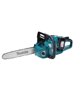 Makita DUC355PT2 LXT Brushless 14" Chainsaw (Captive Nuts) with 2X 5.0AH Batteries and DC18RD Twin Port Charger - 36V Battery