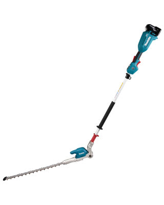 Makita DUN500WRTE LXT Brushless Pole Hedge Trimmer (Angle Adjustable Head) with 2X 5.0AH Batteries and DC18RC Charger - 18V Battery Makita DUN500WRTE LXT Brushless Pole Hedge Trimmer (Angle Adjustable Head) with 2X 5.0AH Batteries and DC18RC Charger - 18V Battery