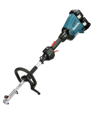 Makita DUX60PG2 LXT Brushless Split-shaft (Motor Unit) with 2X 6.0AH Batteries and DC18RD Twin Port Charger - 36V Battery