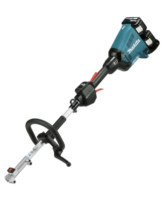 Makita DUX60PG2 LXT Brushless Split-shaft (Motor Unit) with 2X 6.0AH Batteries and DC18RD Twin Port Charger - 36V Battery
