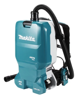 Makita DVC665ZU Brushless Backpack Vacuum Cleaner 6 Litre with AWS