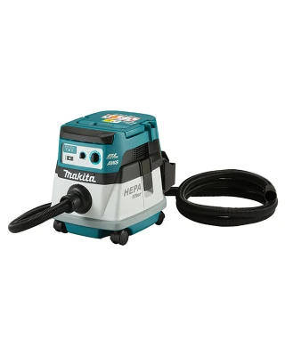 Makita DVC867LZX4 Twin 18V Brushless 8 Litre L-Class Vacuum Cleaner with AWS