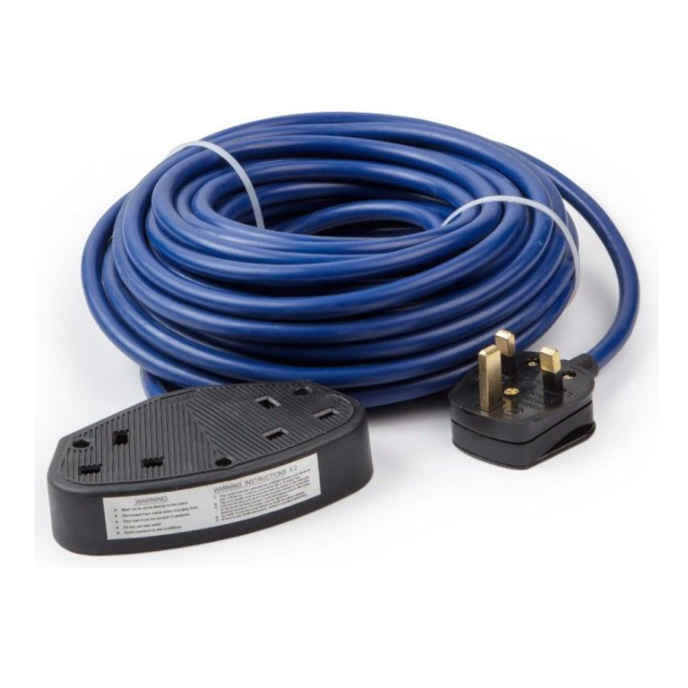 Elite 1.5mm (3 Core) 240V 13A x 14m 2 Gang Extension Lead Elite 1.5mm (3 Core) 240V 13A x 14m 2 Gang Extension Lead