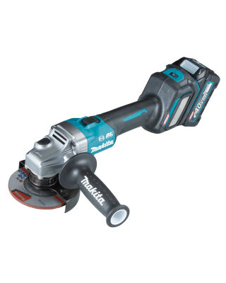 Makita GA022GZ01 40VMAX115MM Angle Grinder - Variable Speed + AWS & Case