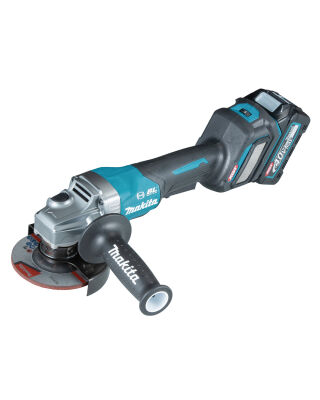 Makita GA028GZ01 40VMAX115MM Angle Grinder - Variable Speed + AWS & Case