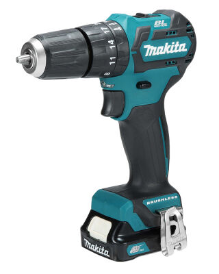 Makita HP332DSAJ 12V Brushless Combi Drill - 2X 2.0AH Batts & Fast Charger in Case