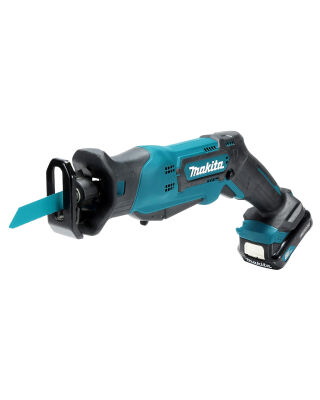 Makita JR103DWAE 10.8-12V Reciprocating Saw - 2X 2.0AH Batts & Standard Charger - Tool-Less Blade Change