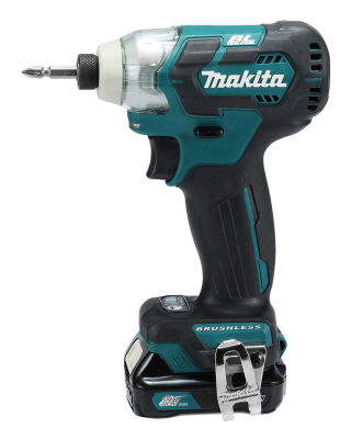 Makita TD111DSAJ 12V Brushless Impact Driver - 2X 2.0AH Batts & Fast Charger in Case