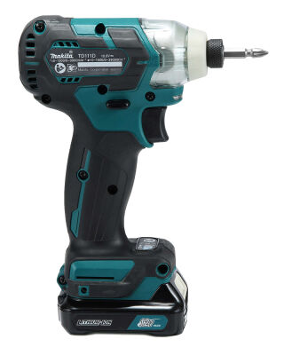 Makita TD111DSAJ 12V Brushless Impact Driver - 2X 2.0AH Batts & Fast Charger in Case