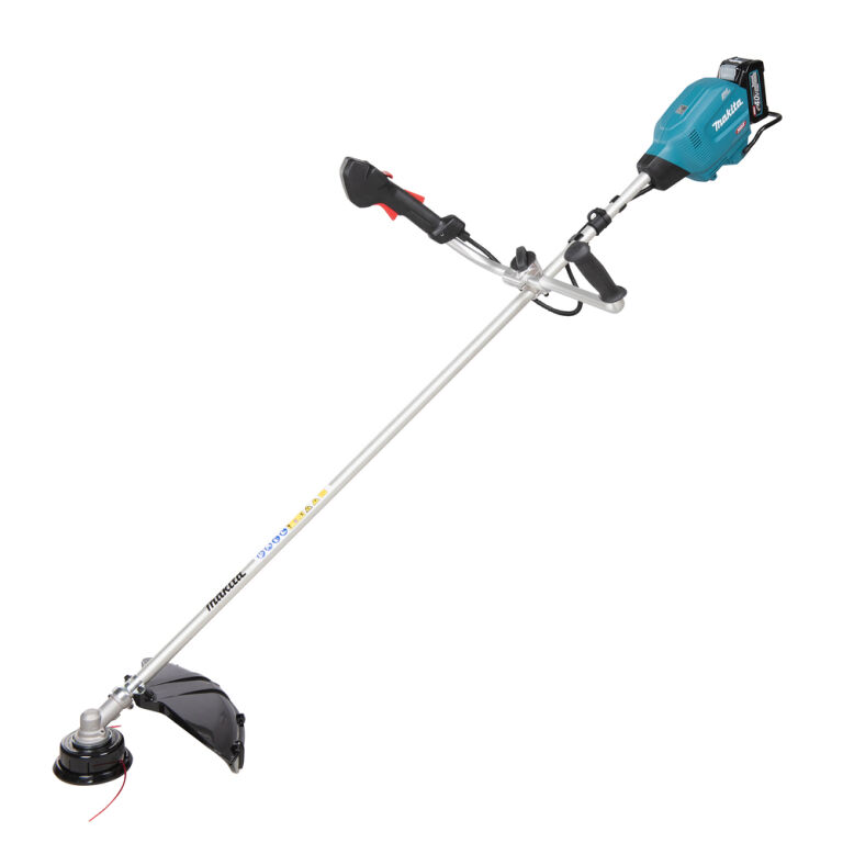 Makita UR013GT206 XGT Brushless Brush Cutter with 2X 5.0AH Battery and DC40RA Charger - 40V Battery Makita UR013GT206 XGT Brushless Brush Cutter with 2X 5.0AH Battery and DC40RA Charger - 40V Battery