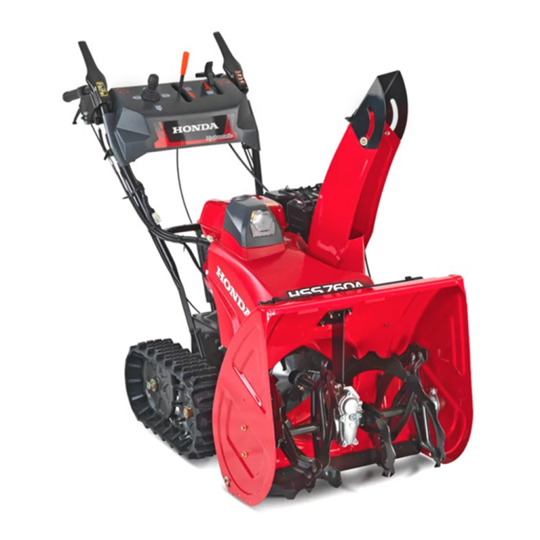Honda HSS760 ETD 60.5cm Snowthrower - Tracked, Electric Start Honda HSS760 ETD 60.5cm Snowthrower - Tracked, Electric Start